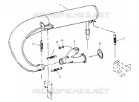 EXHAUST SYSTEM 500 CARB 0962764, 500 CARB SKS 0962564,  500 CARB SKS E96256 (4931873187C009)