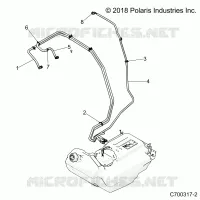BODY, FUEL LINES, STD. 