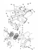 BLOWER HOUSING AND RECOIL STARTER  TRAIL (4915441544027A)
