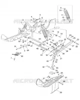 FRONT SUSPENSION AND SKI
