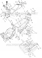 CHASSIS AND SEAT SPORT, TRAIL, 400 AND 600 (4912701270001A)