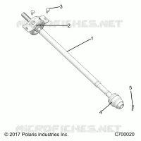 DRIVE TRAIN, FRONT PROP SHAFT
