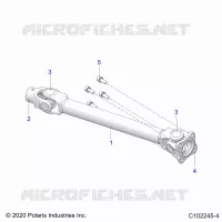 DRIVE TRAIN, REAR PROP SHAFT