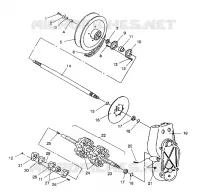 DRIVE TRAIN ASSEMBLY LITE GT/0933133 AND  STARLITE GT/0933127 (4923232323015A)