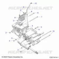 DRIVE TRAIN, MAIN GEARCASE MOUNTING