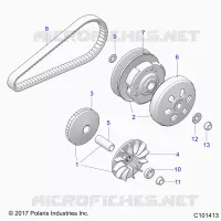 DRIVE TRAIN, PRIMARY CLUTCH
