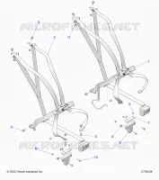 SEAT BELT MOUNTING 6 POINT