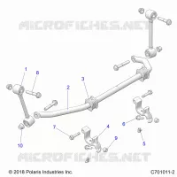 SUSPENSION, FRONT, STABILIZER BAR