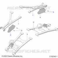 REAR SUSPENSION CONTROL ARMS