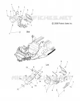 CHASSIS, FOOTRESTS AND CLUTCH GUARD