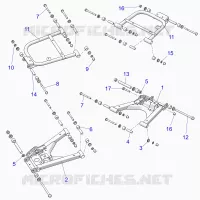 REAR SUSPENSION CONTROL ARMS