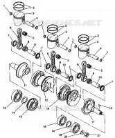 PISTON   CRANKSHAFT STORM E940782 AND STORM SKS E940582 (49274427440034)