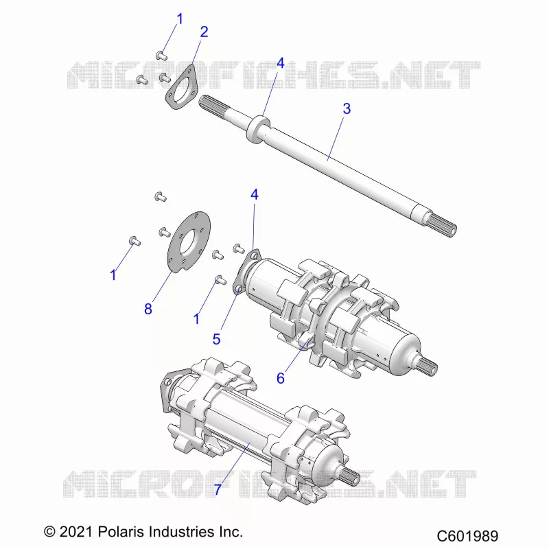 DRIVE TRAIN, JACKSHAFT AND DRIVE SHAFT