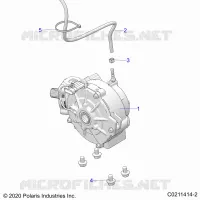 DRIVE TRAIN, FRONT GEARCASE MOUNTING