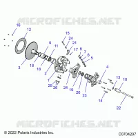 DRIVE TRAIN, PRIMARY CLUTCH