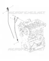 ENGINE, OIL DIPSTICK AND GUARD