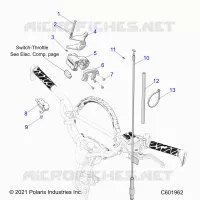 ENGINE, THROTTLE CONTROL ASM.