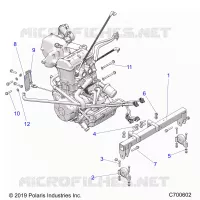 ENGINE, MOUNTING