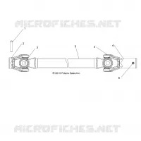 DRIVE TRAIN, FRONT PROP SHAFT