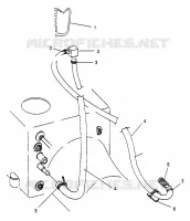 WATER SIPHON HURRICANE B964466 AND  INTL. HURRICANE I964466 (4935733573B008)