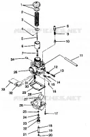 CARBURETOR WIDETRAK GT 0942061 (49261126110032)