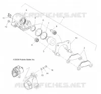 REAR BRAKE CALIPER