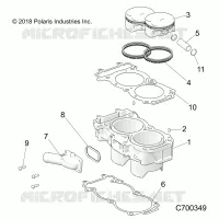 CYLINDER AND PISTON