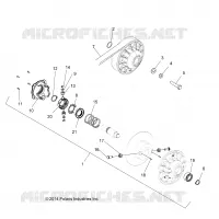 DRIVE TRAIN, SECONDARY CLUTCH