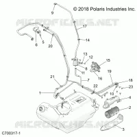 BODY, FUEL LINES, EVAP
