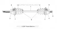 DRIVE TRAIN, REAR DRIVE SHAFT