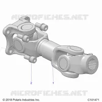 DRIVE TRAIN, PROP REAR SHAFT