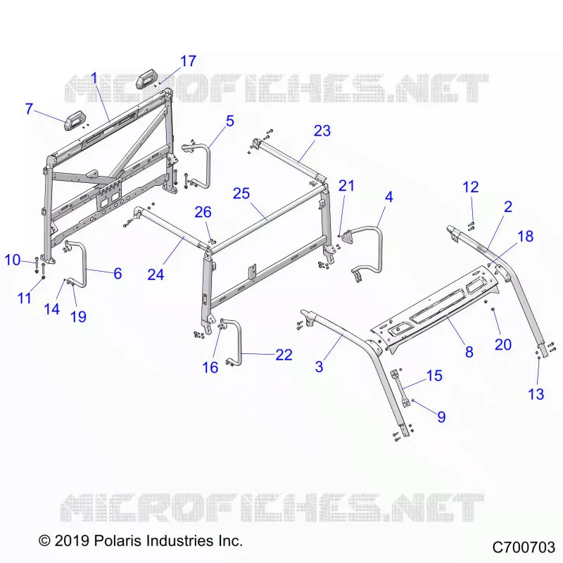 CHASSIS, CAB FRAME