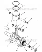 PISTON   CRANKSHAFT STARLITE 0943427 (4924992499036A)