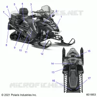 DECALS, ADVENTURE, BLACK SIDE PANEL OPTION