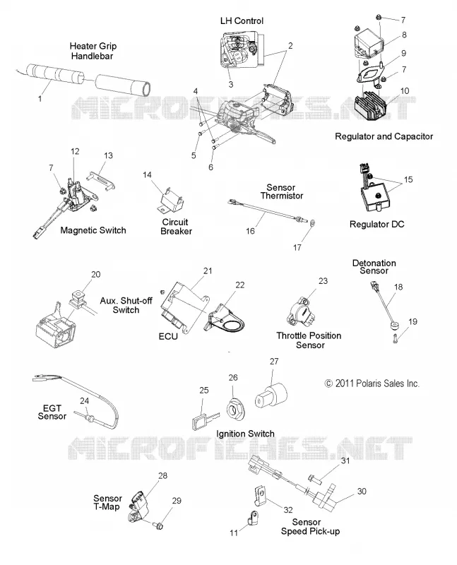 SWITCHES, SENSORS AND COMPONENTS