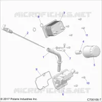 ENGINE, DIPSTICK & OIL FILTER