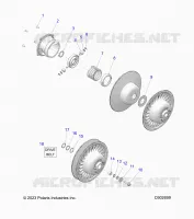 DRIVE TRAIN, CLUTCH, SECONDARY