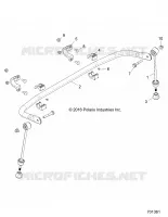 SUSPENSION, REAR STABILIZER BAR