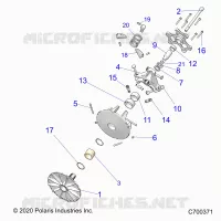 DRIVE TRAIN, PRIMARY CLUTCH