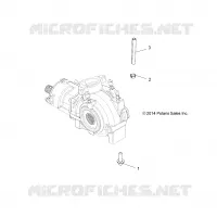 DRIVE TRAIN, GEARCASE MOUNTING, FRONT
