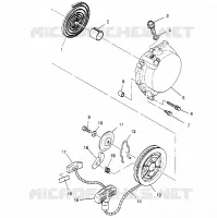 RECOIL STARTER 6X6 400L W948740 (4926802680D011)