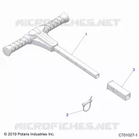 BODY, PASSENGER GRAB BAR