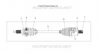 DRIVE TRAIN, DRIVE SHAFT, FRONT