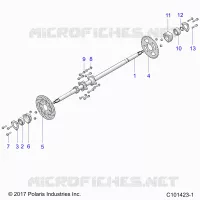 REAR SUSPENSION AXLE