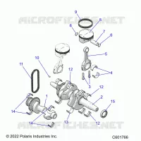 ENGINE, BALANCE SHAFT, CRANKSHAFT/PISTON
