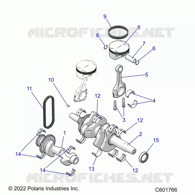 ENGINE, BALANCE SHAFT, CRANKSHAFT/PISTON
