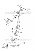 STEERING POST   ASSEMBLY SPORTSMAN 4X4 / W938039 (4926382638018A)