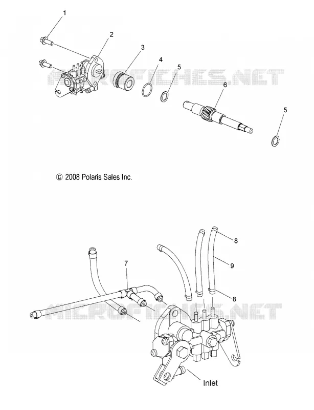 OIL PUMP AND LINES