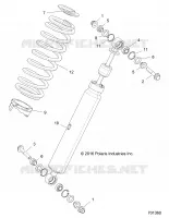 SUSPENSION, REAR SHOCK MOUNTING