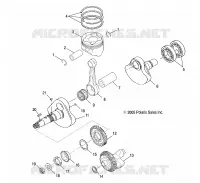 CRANKSHAFT AND PISTON